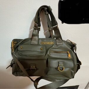 Steve Madden Dark Green womens satchel Bag
